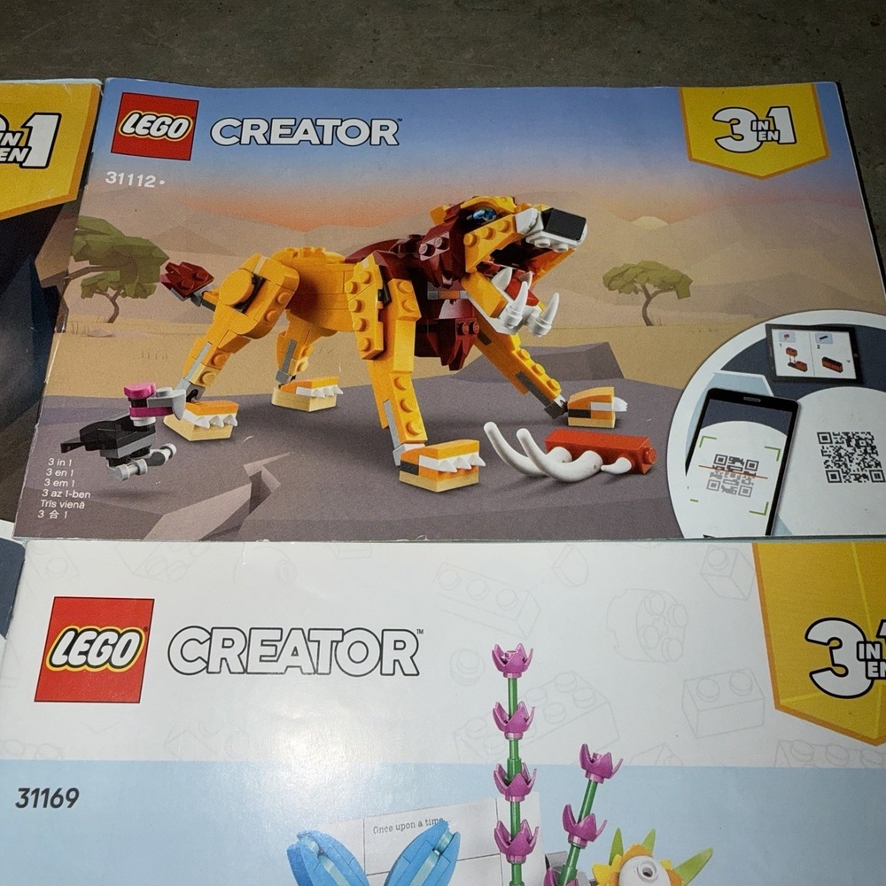 LEGO‎ Creator Instruction Manuals Lot 3-in-1 Sets 31153 31102 - Picture 4 of 6